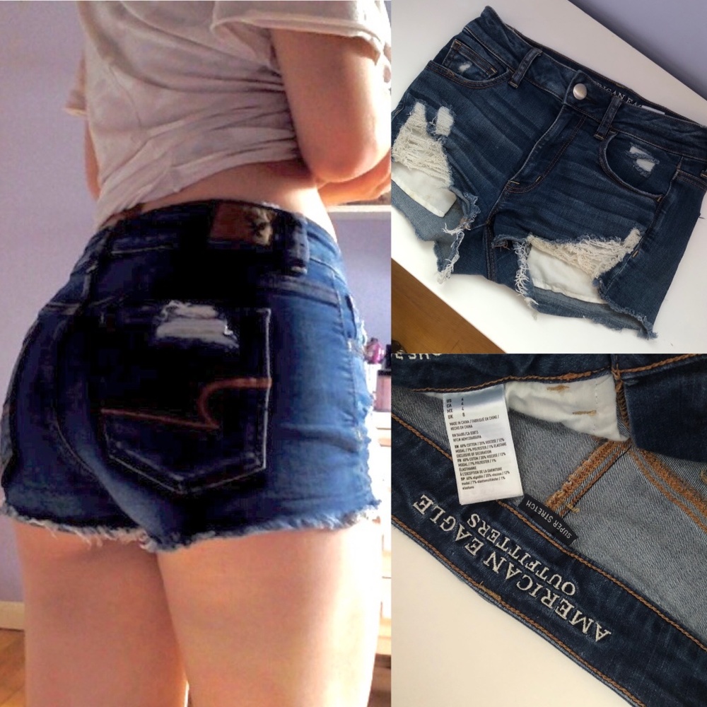 American Eagle Super Stretchy Denim Shorts